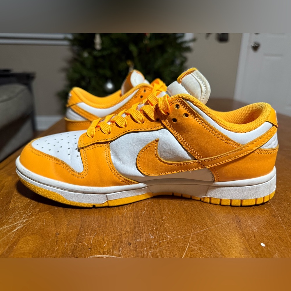 Women’s Nike Dunk Low Laser Orange Sneakers - Picture 5 of 10
